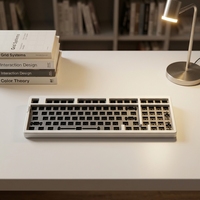 Kit de Teclado Mecánico de Tres Modos ZORNHER ZH980, Estructura de Junta Integrada, Teclado Barebone Personalizable DIY