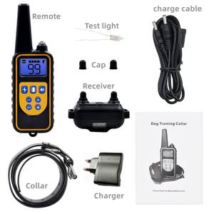 Vibrations-+Statisches Schock-+LED-Licht Hundetrainingshalsband mit 4 Trainingsmodi IPX7 Wasserdicht 500m Reichweite - Product Image 3
