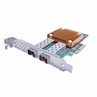 Tarjeta de red de fibra SFP de doble puerto 1GbE con adaptador de servidor PCIE X4 de chip GRT G350AM2