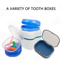Boîte de retenue dentaire avec logo personnalisé Boîte orthodontique en matériau TPE pour le stockage de l'aligneur de dents