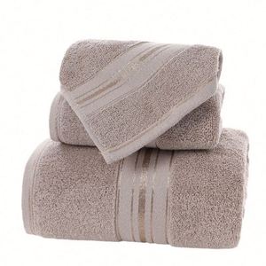 Serviette de bain pour adulte en coton pur, épaissie et surdimensionnée 70*150, avec logo personnalisé, douce et absorbante, jacquard, pour homme, usage domestique ou hôtelier - Product Image 5