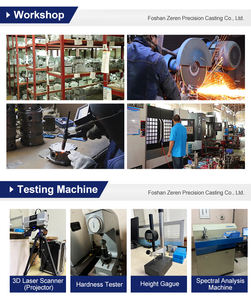 تصنيع المعدات الأصلية مصنع صب الاستثمار مسبك CNC بالقطع فقدت صب الشمع أجزاء لتطبيقات الآلات - Product Image 2