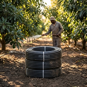 <span class=keywords><strong>Tubo</strong></span> in Polietilene HDPE da 4 Pollici, Rotolo da 100 Metri, Diametro 3 Pollici, <span class=keywords><strong>Tubo</strong></span> Nero in PE100 per Irrigazione Giardino e Fornitura d'Acqua - Product Image 3