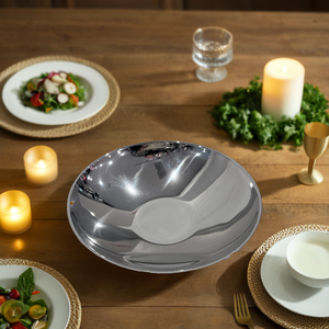 Cuenco de doble capa de acero inoxidable Yuehua duradero y de grado restaurante para USO HOTELERO 201 Material para vajilla - Product Image 5