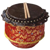 Tambour en cuir de buffle de couche de tête de tambour de danse de lion de haute qualité