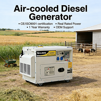 Chinese Hot Brand Hi-earns 3KW/5KW/6KW Single Phase Diesel Engine New Low Noise Super Silent Power Generator