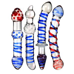 Plugs anaux en verre de grande longueur, sex toys pour adultes - Product Image 1