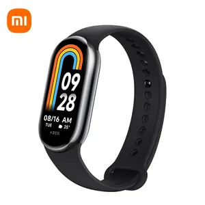 Xiaomi Smart Band 8 Global Version Smartband Bracelets 1.62 AMOLED Display Blood Oxygen Heart Rate Monitoring 150+ Sport Modes