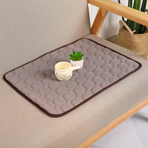 Summer Cooling Pet Mat Rectangle Ice Silk <b>Dog</b> Bed Polyester Fiber Hand Wash Summer Use - Product Image 5