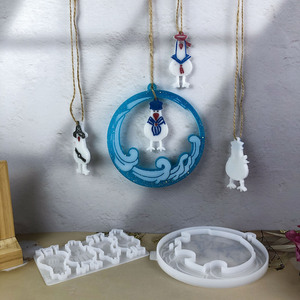 Moule en silicone pour résine fait main, style DIY, ornements décoratifs et outils pour gâteaux, pour la fabrication de résine, moule en plâtre - Product Image 5