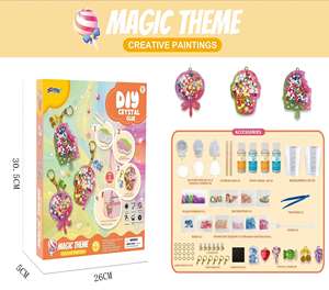 Yeni yaratıcı komik DIY kiti el yapımı kristal tutkal boyalar sihirli kids 'kendi yapma Pastel yaratıcılık kiti eğitici oyuncak - Product Image 3