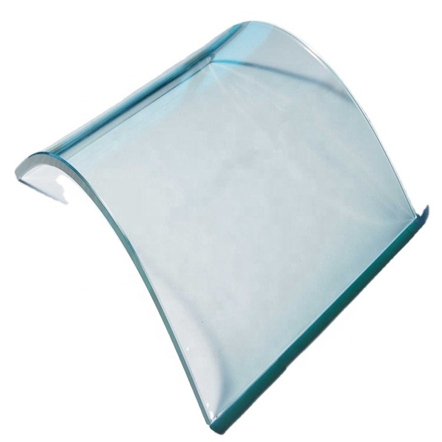 Customized Hot Bending Glass Solid Clear Bulletproof Fireproof Curved Toughened Glass