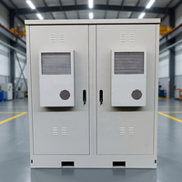 Armoire Réseau Extérieure 19 Pouces 42U 5G avec Batterie UPS, Boîtier de Distribution d'Alimentation Télécom et Climatiseur