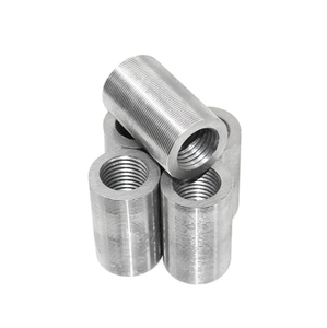 Connecteur de barres d'armature en acier allié au zinc pour la construction, finition polie - Product Image 1