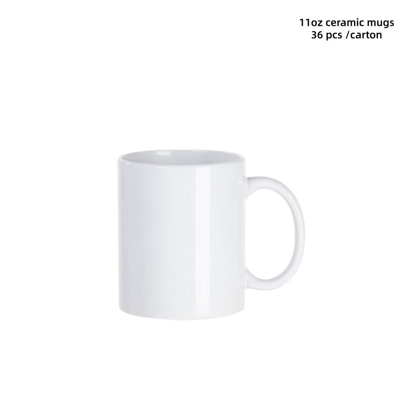 White - 11oz ceramic mugs /  36pcs