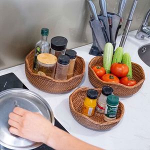 Cesta de Almacenamiento Tejida a Mano, Panera Negra y Dorada, Cesta de Mimbre Extra Grande para Bebés, Plegable, para Esquina - Product Image 4