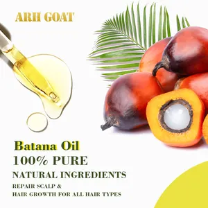 Custom Logo 100% Pure Batana Oil 2oz Strenthening Repair Hair Growth Treatment Oil Nourishing Hair Care Batana Oil Raw Material
