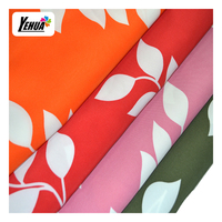 Tela de Poliéster y Elastano con Diseños de Flores, Rayas y Puntos, 95% Poliéster, 5% Elastano, Elástica en 4 Direcciones, para Vestidos, para Perú