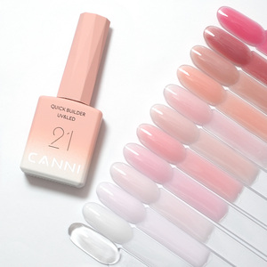 Lot de 6 Gels de Base en Caoutchouc CANNI, Gel Constructeur Rapide pour Ongles, <span class=keywords><strong>Vernis</strong></span> à Ongles Pailleté 9ml, <span class=keywords><strong>Vernis</strong></span> <span class=keywords><strong>Semi</strong></span>-<span class=keywords><strong>Permanent</strong></span> <span class=keywords><strong>UV</strong></span> <span class=keywords><strong>LED</strong></span> - Product Image 2