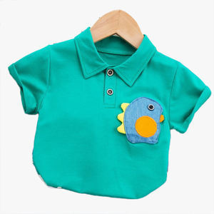 Polo de Verano para Niños, Manga Corta, Cuello Solapa, Camiseta Casual, Deportiva, Combinable con Todo, Venta al Por Mayor - Product Image 1