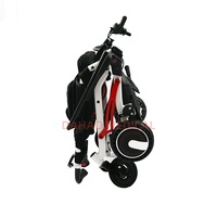 Fauteuil roulant électrique pliable portable Dahao DH01108 en alliage d'aluminium ultra léger, batterie au lithium, garantie 1 an