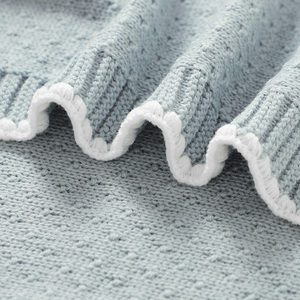 Manta Mimixiong para Bebé Recién Nacido, Suave, Ideal para Regalo de Baby Shower, con Diseño <span class=keywords><strong>en</strong></span> <span class=keywords><strong>el</strong></span> Borde, Transpirable, para Dormir - Product Image 2