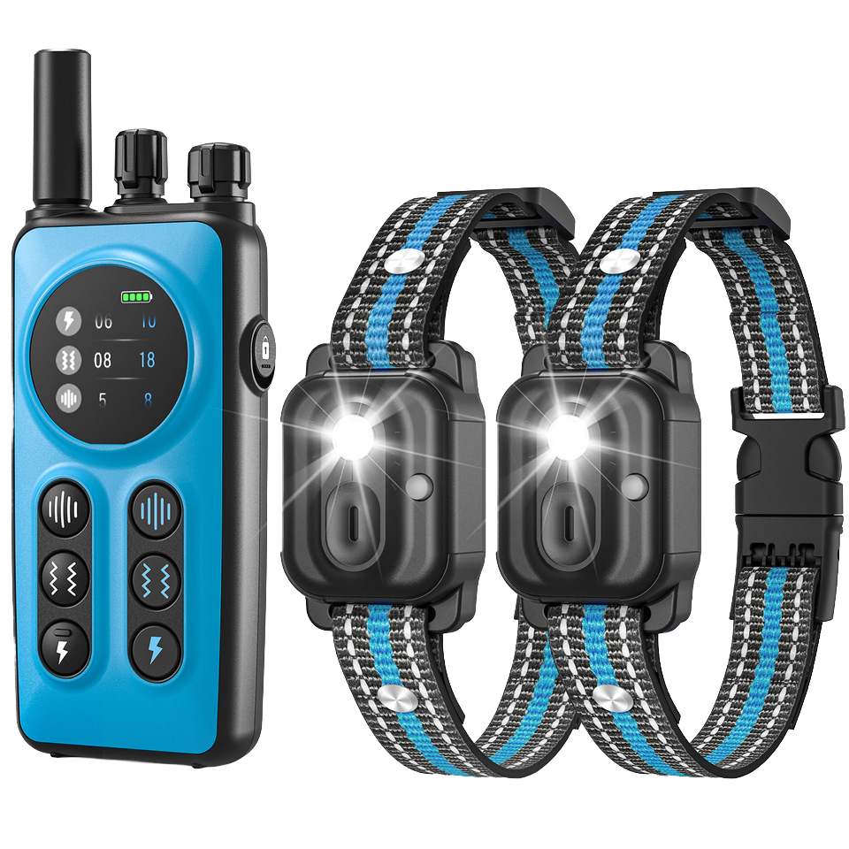 PaiPaitek PD 529-2 Waterproof Remote Dog Training Collar - 3300ft Rechargeable E-Collar with Beep, V