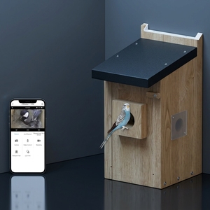 Caméra de Nid d'Oiseau à Faible Consommation d'Énergie, Grand Angle de Vision, 5MP, avec Vision Nocturne, Wi-Fi, Solaire, Garantie 1 An - Product Image 4