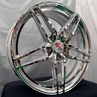 Jantes forgées triple chrome personnalisées P107SC 5x114.3 5x110 5x112 5x120 en alliage pour BMW Nissan Tesla Audi Range Rover Cayenne