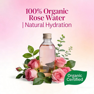 Tonique <span class=keywords><strong>en</strong></span> <span class=keywords><strong>spray</strong></span> à l'<span class=keywords><strong>eau</strong></span> <span class=keywords><strong>de</strong></span> <span class=keywords><strong>rose</strong></span> bio avec aloe vera et glycérine - Brume hydratante pour le visage pour une peau éclatante - Product Image 2