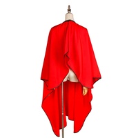 Offre Spéciale Salon Imperméable À L'eau PVC Fenêtre TRANSPARENTE Jouable Téléphone Portable Antiadhésif Cape De Coupe De cheveux