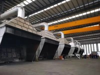 Four de fusion de ferraille d'aluminium diesel personnalisé clé formation longue puissance pièces techniques PLC grande capacité métal réverbère