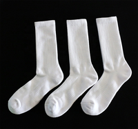 Chaussettes de sport de compression pour hommes - Automne, semelle épaisse, logo tricoté, écologiques, respirantes, antibactériennes, pour la course et le basketball