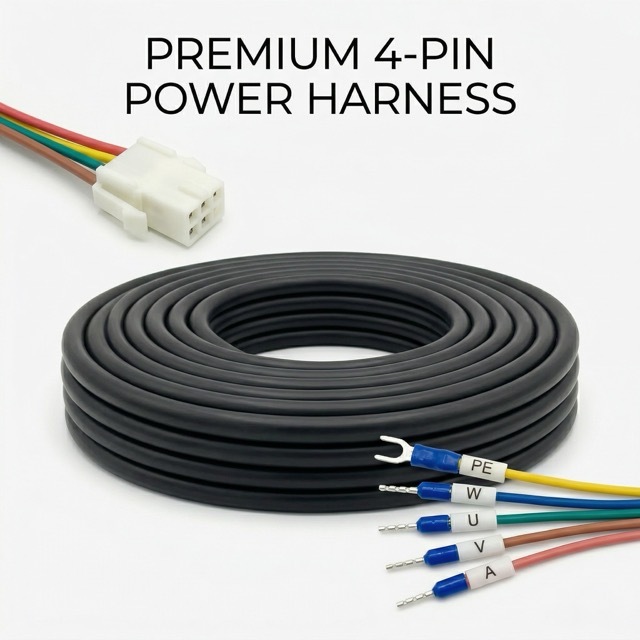 Premium Power & Control Cable Harness for Servo Motors for Automation CNC Systems.