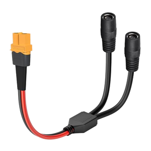 大江OEM定制XT60分路器电缆XT60母对2母7909兼容便携式电站线束 - Product Image 1