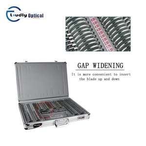 Juego de instrumentos de Optometría de alta calidad, estuche para lentes de prueba de 232 piezas con borde de Metal de Color, piezas - Product Image 5