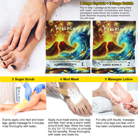 Kit Complet de Pédicure Volcano Surge Spa – Outils et Soins des Pieds en 10 Étapes – Gommage Sucré Volcanique pour Spa des Pieds