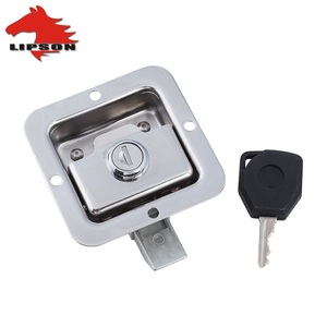 Pestillo de Palanca de Acero Inoxidable con Acabado Pulido para Caja de Herramientas y Remolque - Product Image 1