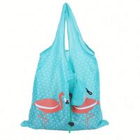 Bolsa de Compras Plegable Reutilizable Impermeable con Forma de Fresa de 38 cm, Bolsillo Interior con Cremallera, Portátil y Multiusos
