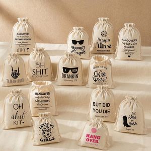 Sac de courses en coton réutilisable, écologique et recyclable, grande capacité, avec cordon de serrage, impression de logo personnalisée - Product Image 4