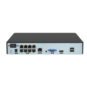 Hikvision-Sistema de cámara de detección de movimiento, interfaz SATA de 80 Mbps, HDMI/VGA, 1U, 8 PoE, 4K, NVR - Product Image 1