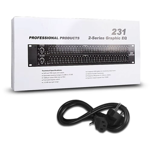 Professioneller Zweikanal-31-Band-Stereo-Digital-<span class=keywords><strong>Echo</strong></span>-231-EQ-Audiosignalprozessor 31-Band-Analog-Grafik-Equalizer - Product Image 6