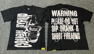 Bu korkunç bir sürü öksürük şurubu % 100% pamuklu tişört erkek giyim üreticileri Streetwear High Street Scannable erkek tişört - Product Image 4