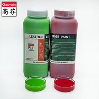 Peinture pour le bord des cuirs à base d'eau, spécialement conçue pour les articles en cuir, offre une excellente couverture, haute qualité