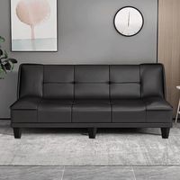 Modernes Multifunktionales Klappsofa-Bett Modernes PU-Leder Verwandelbares Sofa für Kleine Räume Wohnzimmermöbel
