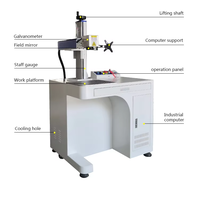 Nouvelle machine de marquage laser à fibre CNC JPT M7 Mopa 3D couleur avec support IA pour gravure de logos sur métal/acier, bijoux, DXF (60W-200W)