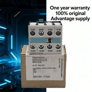 สวิตช์เชื่อมต่อแบบ 4 ขั้ว รุ่น 3RH1921-1FA22 ของแท้ใหม่เอี่ยม สำหรับระบบอัตโนมัติในอุตสาหกรรม PLC พร้อมหน้าสัมผัสเสริม - Product Image 1