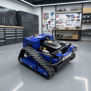 เครื่องตัดหญ้าแบบครอว์เลอร์ขนาดเล็ก ควบคุมระยะไกล 9 แรงม้า 4 จังหวะ DIY สำหรับอุตสาหกรรม/การเกษตร/หุ่นยนต์ฟาร์ม - Product Image 4