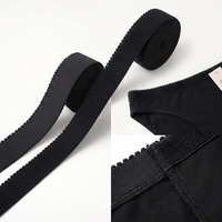 Ruban élastique large personnalisé en gros 20MM en nylon et élasthanne, bande élastique picot pour la couture de sous-vêtements, ceinture et accessoires vestimentaires