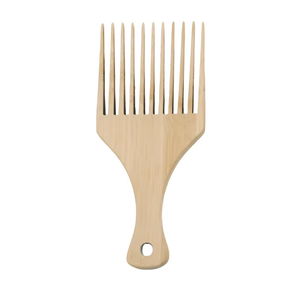 Nouveau design 2024, peigne <span class=keywords><strong>à</strong></span> cheveux en bois large <span class=keywords><strong>à</strong></span> picots pour le coiffage des cheveux <span class=keywords><strong>afro</strong></span>, logo personnalisé pour salon - Product Image 4